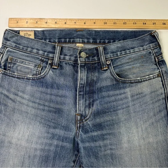 J.Crew 484 Extra Slim Jeans Men’s 30x32 Kaihara Japanese Denim Blue - Picture 4 of 12